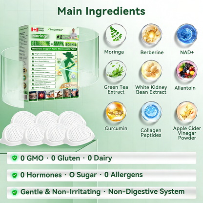 🇨🇦𝐈𝐧𝐬𝐋𝐞𝐦𝐨𝐧® 𝗠𝗼𝗿𝗶𝗻𝗴𝗮 × 𝗕𝗲𝗿𝗯𝗲𝗿𝗶𝗻𝗲 × 𝗔𝗠𝗣𝗞 𝟭𝟬-𝗶𝗻-𝟭 𝗠𝗲𝘁𝗮𝗯𝗼𝗹𝗶𝗰 𝗦𝘂𝗽𝗽𝗼𝗿𝘁 𝗡𝗮𝗻𝗼 𝗠𝗶𝗰𝗿𝗼𝗻𝗲𝗲𝗱𝗹𝗲 𝗣𝗮𝘁𝗰𝗵🇨🇦(𝐉𝐮𝐬𝐭 𝐨𝐧𝐜𝐞 𝐚 𝐝𝐚𝐲, 𝐯𝐢𝐬𝐢𝐛𝐥𝐞 𝐜𝐡𝐚𝐧𝐠𝐞𝐬 𝐢𝐧 𝟕 𝐝𝐚𝐲𝐬） ✅ 𝐅𝐨𝐫 𝐨𝐛𝐞𝐬𝐢𝐭𝐲, 🅛🅞🅞🅢🅔 🅢🅚🅘🅝,𝐝𝐢𝐚𝐛𝐞𝐭𝐞𝐬, 𝐬𝐥𝐞𝐞𝐩 𝐚𝐩𝐧𝐞𝐚, 𝐣𝐨𝐢𝐧𝐭 𝐢𝐬𝐬𝐮𝐞𝐬, 𝐚𝐧𝐝 𝐦𝐨𝐫𝐞