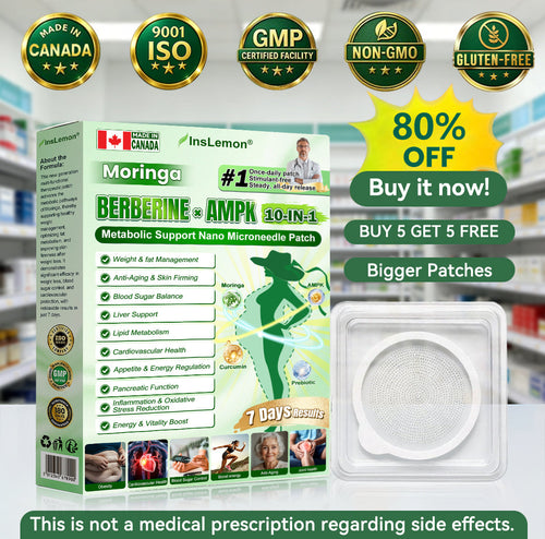 🇨🇦𝐈𝐧𝐬𝐋𝐞𝐦𝐨𝐧® 𝗠𝗼𝗿𝗶𝗻𝗴𝗮 × 𝗕𝗲𝗿𝗯𝗲𝗿𝗶𝗻𝗲 × 𝗔𝗠𝗣𝗞 𝟭𝟬-𝗶𝗻-𝟭 𝗠𝗲𝘁𝗮𝗯𝗼𝗹𝗶𝗰 𝗦𝘂𝗽𝗽𝗼𝗿𝘁 𝗡𝗮𝗻𝗼 𝗠𝗶𝗰𝗿𝗼𝗻𝗲𝗲𝗱𝗹𝗲 𝗣𝗮𝘁𝗰𝗵🇨🇦(𝐉𝐮𝐬𝐭 𝐨𝐧𝐜𝐞 𝐚 𝐝𝐚𝐲, 𝐯𝐢𝐬𝐢𝐛𝐥𝐞 𝐜𝐡𝐚𝐧𝐠𝐞𝐬 𝐢𝐧 𝟕 𝐝𝐚𝐲𝐬） ✅ 𝐅𝐨𝐫 𝐨𝐛𝐞𝐬𝐢𝐭𝐲, 🅛🅞🅞🅢🅔 🅢🅚🅘🅝,𝐝𝐢𝐚𝐛𝐞𝐭𝐞𝐬, 𝐬𝐥𝐞𝐞𝐩 𝐚𝐩𝐧𝐞𝐚, 𝐣𝐨𝐢𝐧𝐭 𝐢𝐬𝐬𝐮𝐞𝐬, 𝐚𝐧𝐝 𝐦𝐨𝐫𝐞